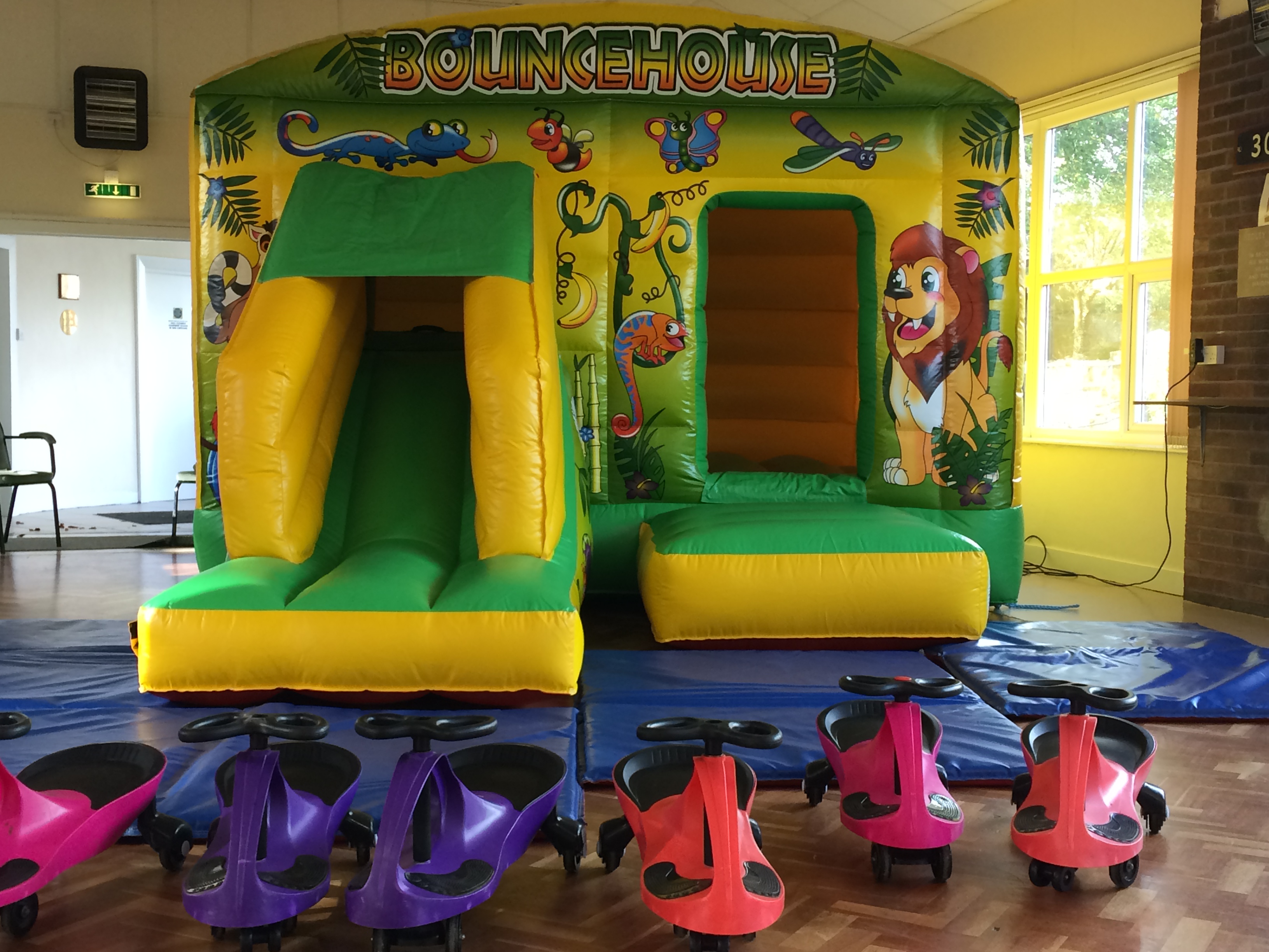 jungle bouncy castle